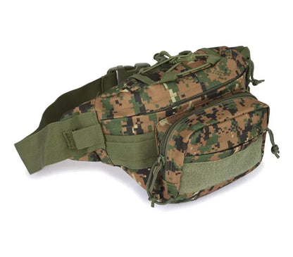 Tactical Waist Pack for Men – Nylon Hiking Fanny Pack, Adjustable Belt Bag for Camping, Hunting, Travel & Outdoor Activities