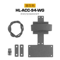 Tactical NVG Battery Box Mounting Kit Helmet Accessory Secure Fixation Holder for Night Vision Goggles Battery Storage Gear