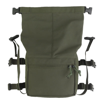 Tactical 34 Alpha Chest Rig SS Style MOLLE System Hunting Chest Vest Carrier (LBV) with Expansion Backpack Alpha Kit Utility Bag