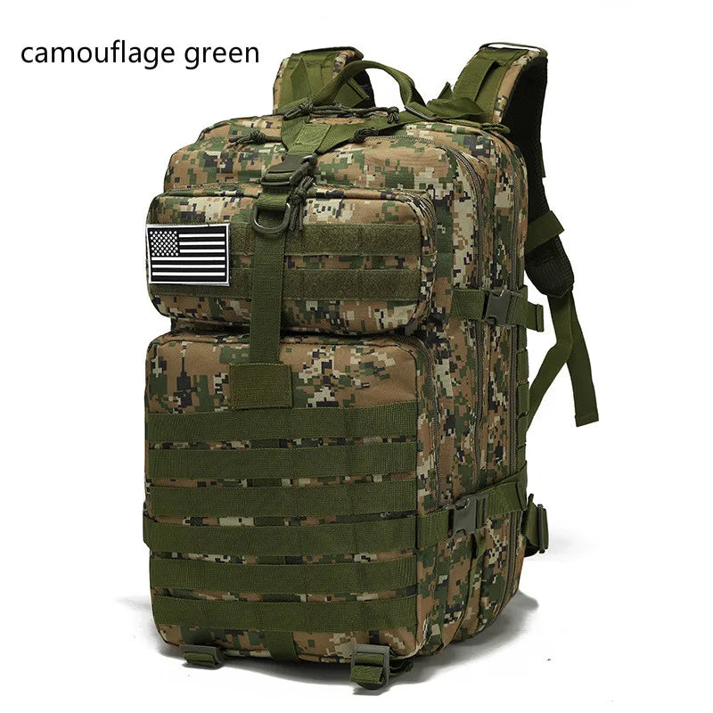 Oxford 50L1000D Nylon Waterproof Camping Travel Fishing Hunting Bag Outdoor Military Tactical Sports Backpack