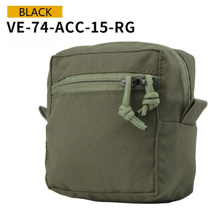 Small MOLLE Utility Pouch | Civil EDC Organizer | Camo GP Bag for Outdoor Vest