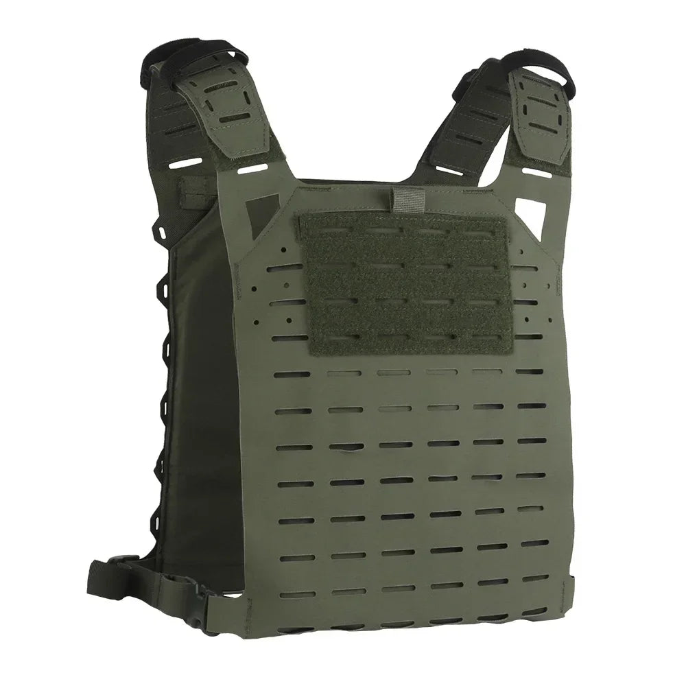 Tactical Nylon Lightweight SF Plate Carrier V2 MOLLE Mount Can Insert 10X12 or SAPI Medium Protective Plate Hunting Accessories