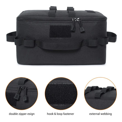 11L Tactical Duffle Bag Molle Utility Tote Bag Hunting Shooting Range Bag Outdoor Soft Storage Case with 3 Adjustable Dividers