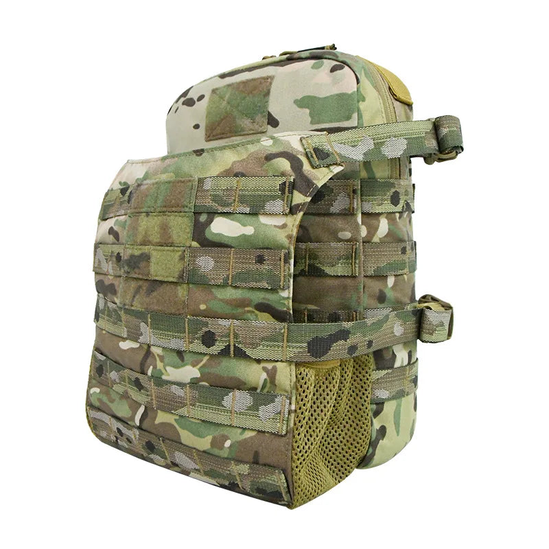 500D Nylon Tactical Vest Hydration Pack Molle Pouch Hunting Vest Plate Carrier Expansion Helmet Bag Outdoor Airsoft Equipment