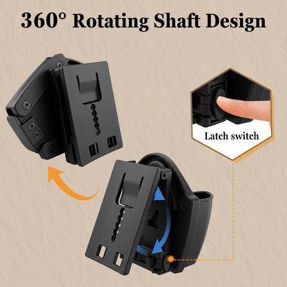 Universal Handcuff Cover 2Pcs Set Quick Release Compatible with Tactical Belt Vest System Handcuff Pouch Hunting Accessories