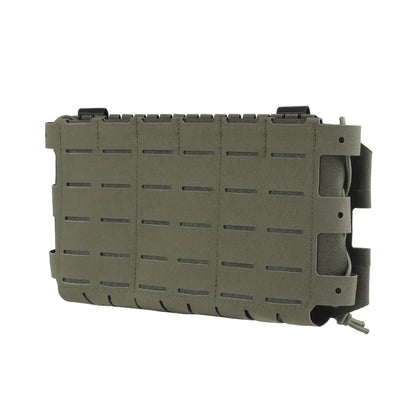 OPHIDIAN  The 5.56 triple magazine bag is equipped with molle expansion hooks on the front, side and bottom