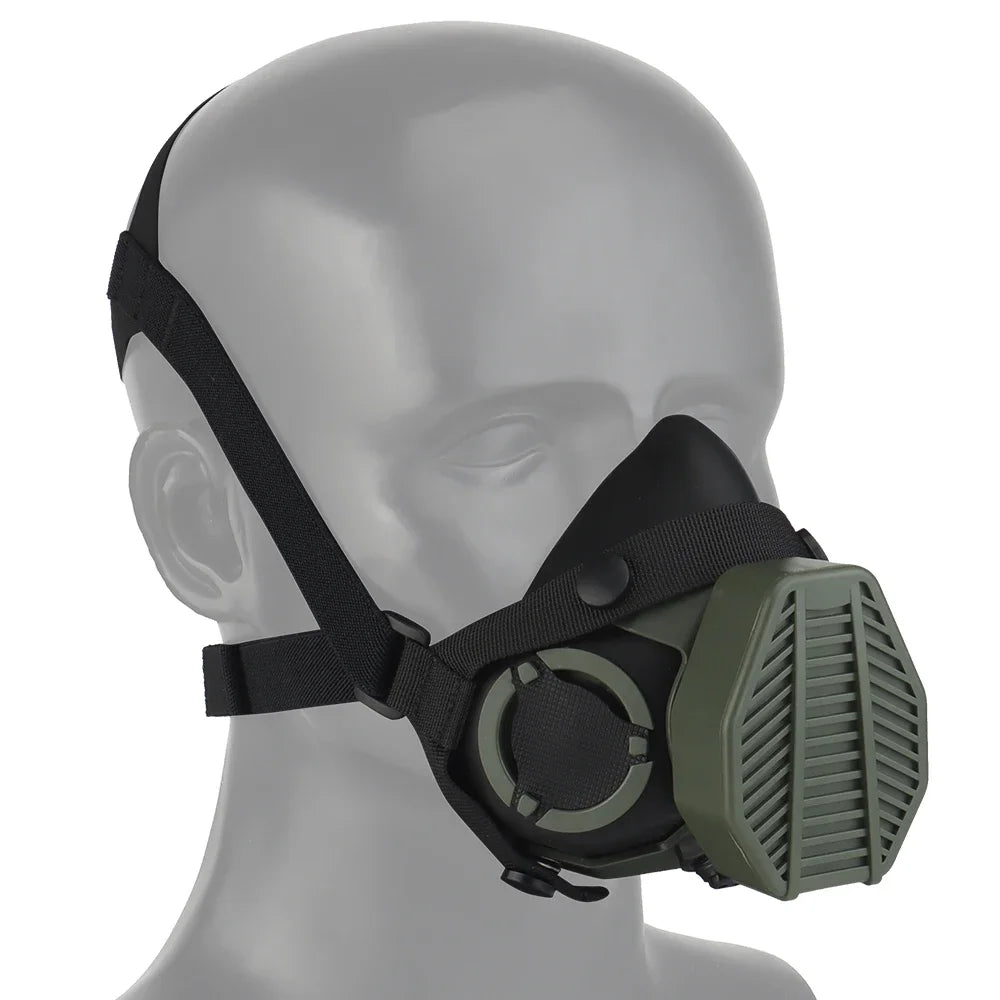 Tactical Respirator SOTR Special Operations Half-mask Strainer Mesh Anti Dust Protective Mask Hunting Airsoft Accessories