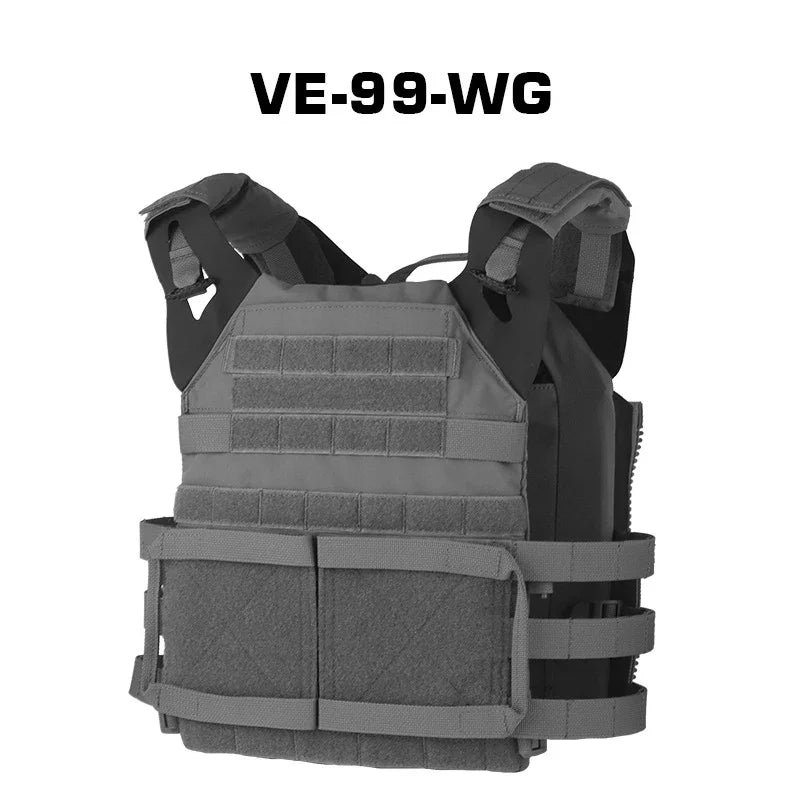 Sport Vest Men JPC2.0 Breathable Adjustable Quick Release Airsoft Vest Nylon Hunting Carrier for Outdoor Paintball Training