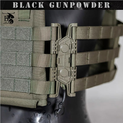 Y DONG Third generation laser cutting RG color 500D anti infrared flame retardant tactical quick detachable lightweight PC vest