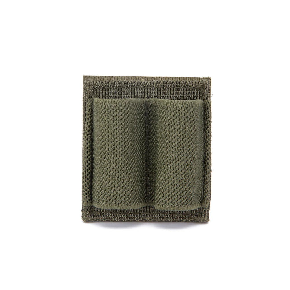 2 Round Bullet Holder for Rifle with Adhesive Backing Sticker, 308 30-06 Ammo Holder for Rifles Side and Buttstock Ammo Pouch