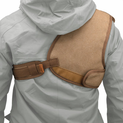 Canvas Leather Shooting Recoil Pad Shoulder Pad Adjustable Rifle Shotgun Field Shield