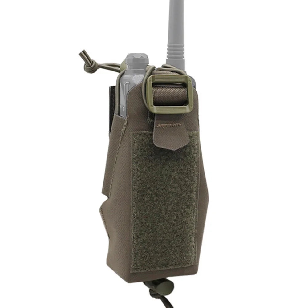 Molle Tactical Gridlok Radio Pouch UV5R UV82 BAOFENG/POFUNG Walkie Talkie Bag Intercom Pouch For Hunting Airsoft