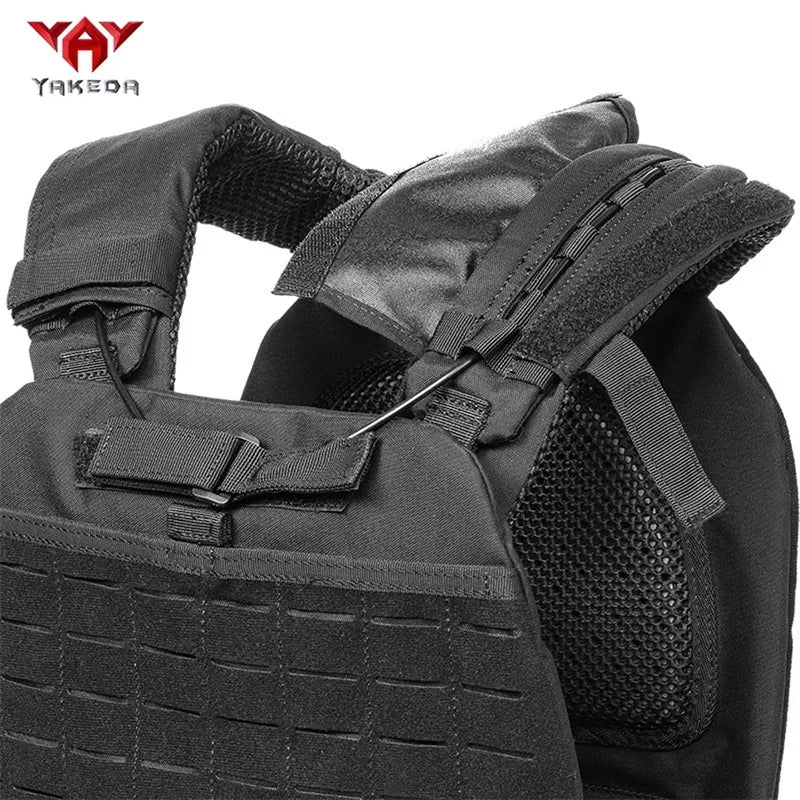 YAKEDA Tactical Vest Viking Chest Rig CS Airsoft Equipment Training Weight Hunting Vests with Steel Wire