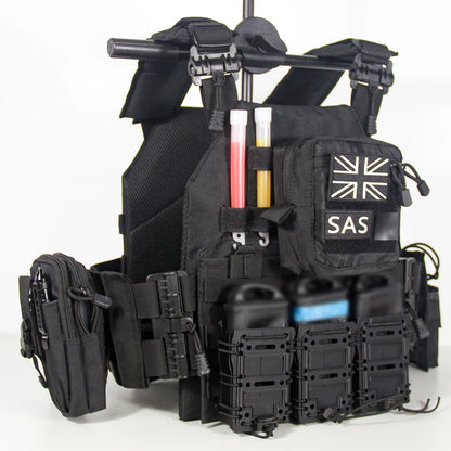 JPC Tactical Ghost Vest Detachable Protective Tactical Carrier for Call of Duty Cosplay Outdoor Special Forces Airsoft Wargame
