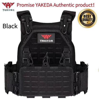 YAKEDA Tactical Vest Outdoor Hunting Plate Carrier Protective Adjustable Vest Airsoft Carrier Combat Equipment 6094 vest