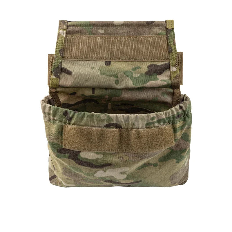 Tactical Abdominal Bag Airsoft Vest Chest Drop Pouch Hunting Chest Hanging Plate Carrier Storage Folded Bag Gear