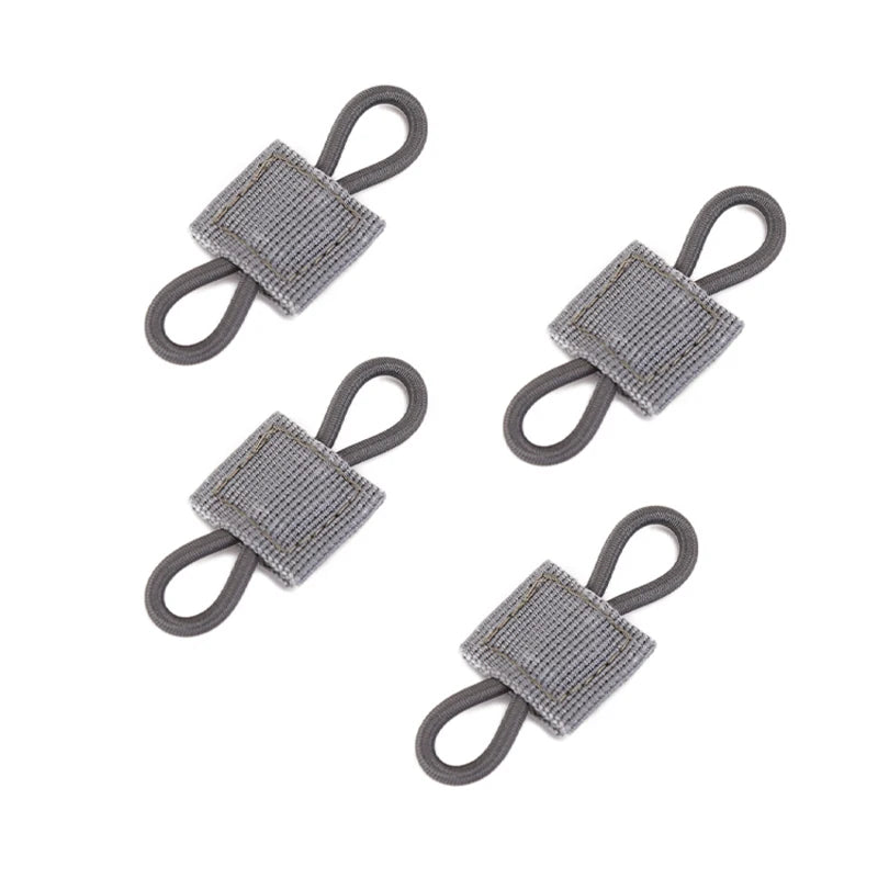 4PCS 600D Nylon Elastic Rope Outdoor Tools for Hunting Bags for Fixed Flashlight Molle System Compatible Military Combat