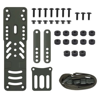 Metal Modular Holster Adapter 2.0 Multi-hole Position Adjustment QLS Platform Hunting Combat Airsoft Holster Adapter Accessories