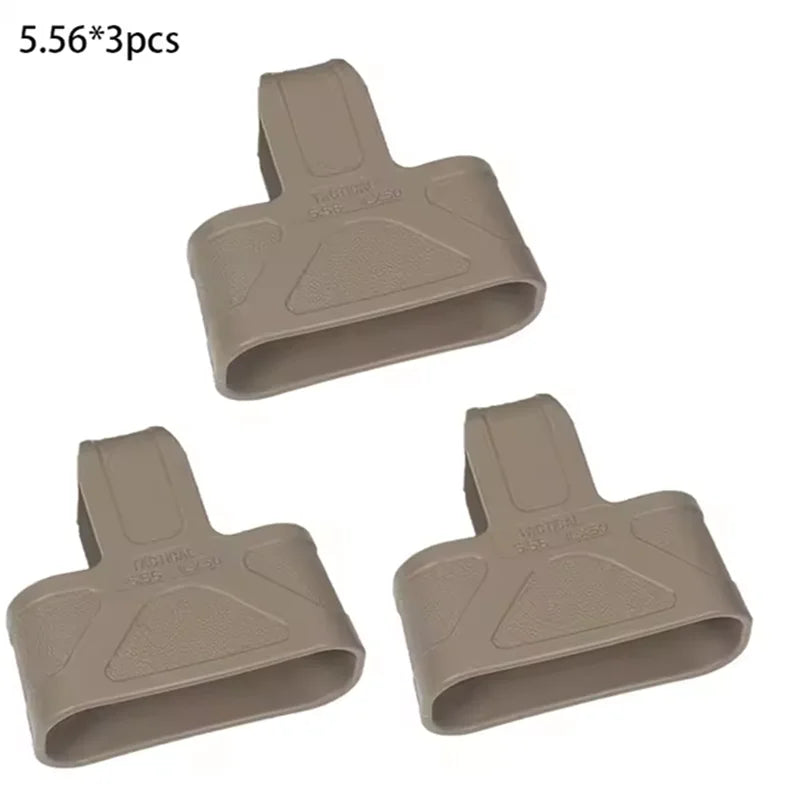 3pcs Tactical Fast Mag Pull Rubber Cage Loops 9mm 5.56 7.62 For Shooting Hunting Paintball Airsoft M4 M16 AK Magazine Assist