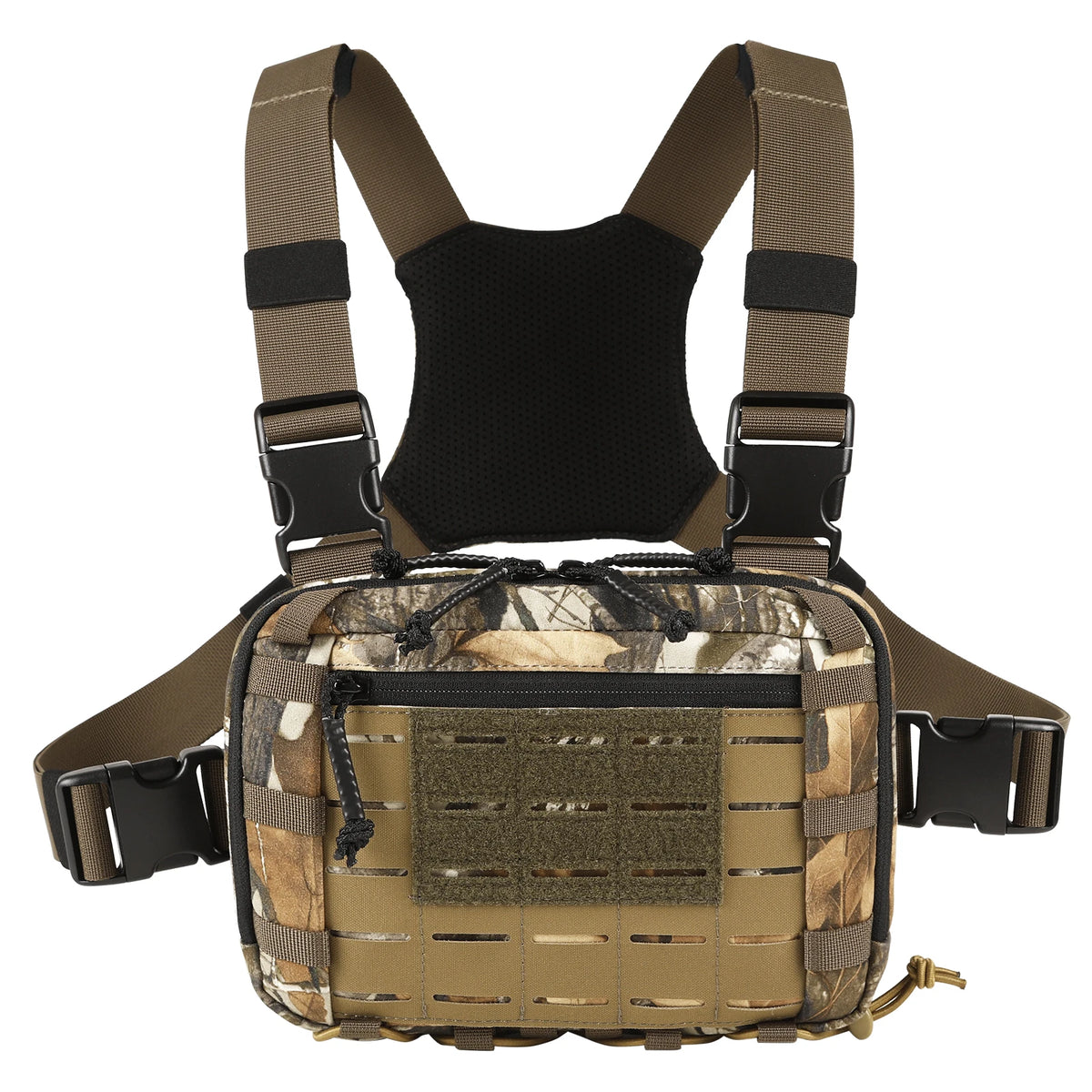 VOTAGOO Tactical Chest Bag 2L – EDC Molle Chest Rig CCW Compartment Adjustable Strap Outdoor Gear Practical Equipment Pouch