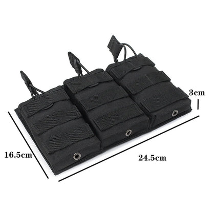 1000D Nylon Tactical Magazine Pouch for Airsoft AK 5.56mm M4 AR Hunting Accessories Single/Double/Triple Magazine Bag