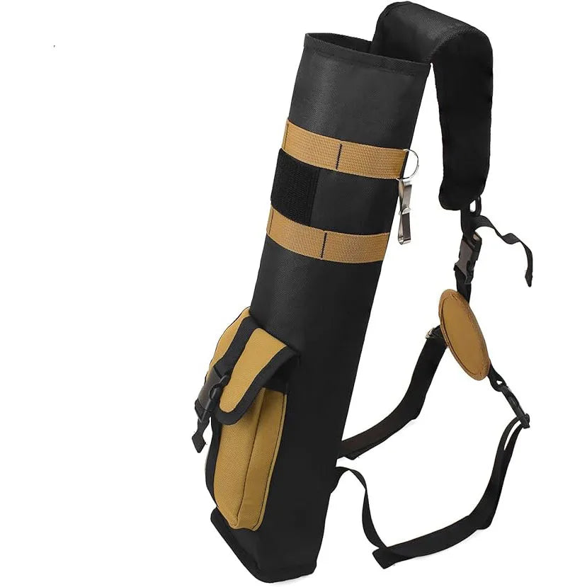 Archery Quiver for There-point Formula, Multifunctional Archery Quiver with Adjustable Strap and Pockets , Tactical Arrow Holder
