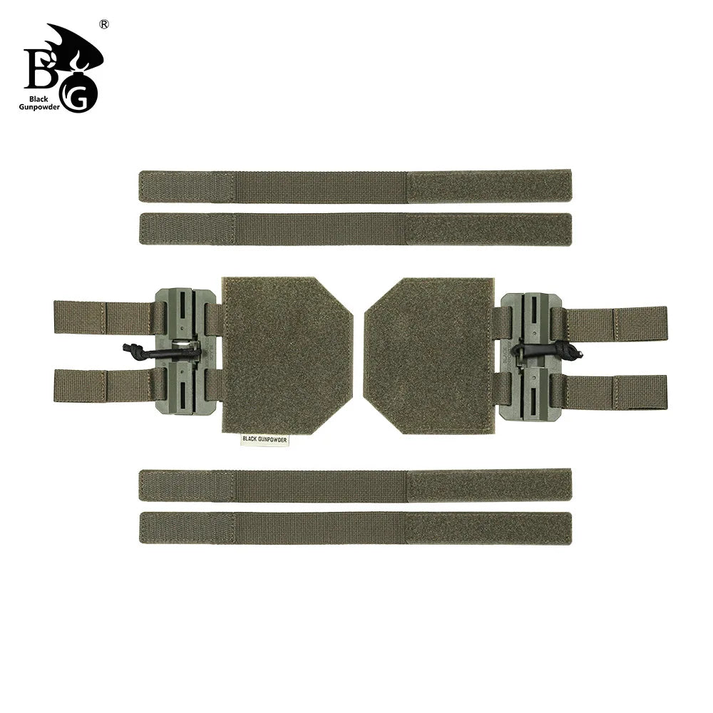 BG Tactical Vest Quick Buckle Set, Portable Detachable Magnetic Clip Set, Hunting Vest Accessories