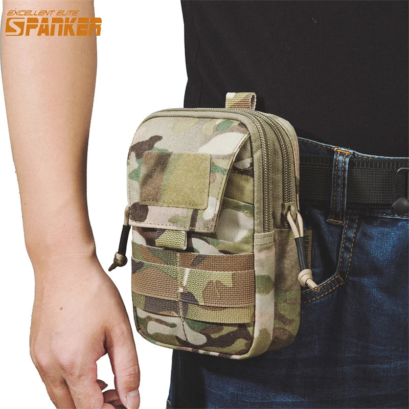 Tactical Molle Pouch Outdoor Waist Bag  Men EDC Tool Bag Utility Gadget Organizer Vests Pack Purse Mobile Phone Case