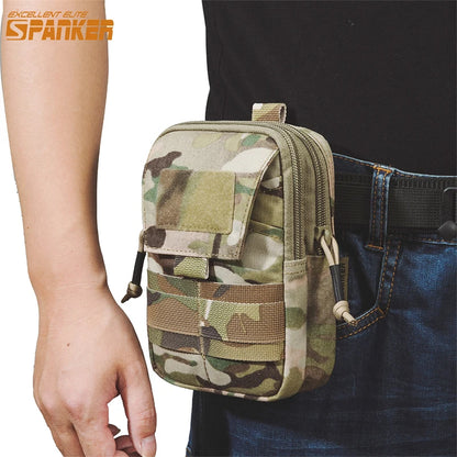 Tactical Molle Pouch Outdoor Waist Bag  Men EDC Tool Bag Utility Gadget Organizer Vests Pack Purse Mobile Phone Case