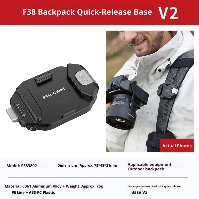 FALCAM F38 Quick Release Kit for Backpack V2 F38 3802/F38 3803/F38 3803P Camera Strap Clip for Camera Expansion Accessories