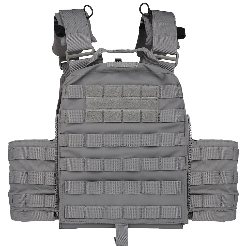 Wosport CPC Tactical Vest with 3 Magazine Pouch Utility Side Pockets PTT Holder Rear Zipper Expansion Design for Airsoft Hobby