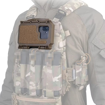 2th Gen Tactical Phone Case Universal Phone MOLLE Holder Pouch for Map Navigation Airsoft Hunting Vest Plate Carrier Accessory