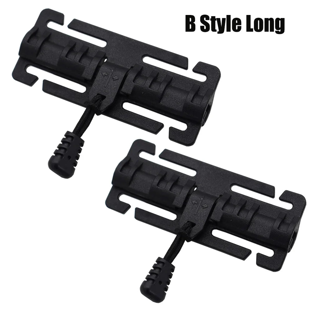 1 Pair Tactical Vest Quick Release Buckle Rapid Open Connector Hunting Vest Cummerbund Shoulder Webbing Connector Accessories