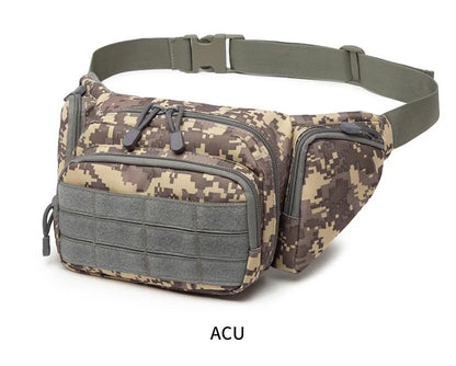 Multifunctional Tactical Waist Bag Outdoor Cycling Storage Pack Portable Concealed Molle Waist Pouch Tactical Accessory Utility