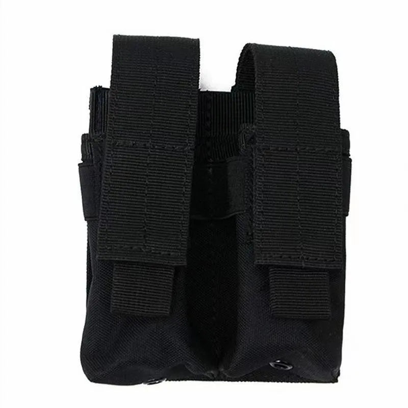 9mm Magazine Pouch Single Double Magazine Pouch Outdoor Molle Open Top Magazine Pouch for Glock M1911 92F Flashlight Bag