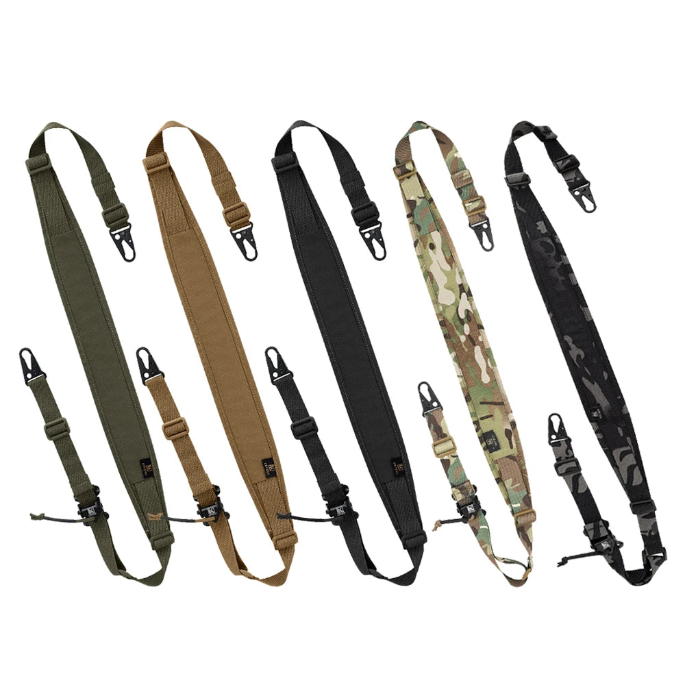 KRYDEX Tactical Modular Sling 2 or 1 Point Shoulder Strap 2.25'' Padded Quick Pull R-ifle Slingster Belt Hunting Accessories