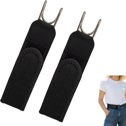 2X Tactical Hook Elastic Belt — Buckleless Invisible Waist Closure, Hook-And-Loop Fastener, No-Buckle for Hunting/Camping