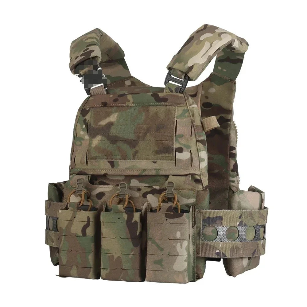 Tactical Vest Ferro FCPC V5 Plate Carrier MOLLE Hunting Vest Back Panel Supplement Pouch Airsoft Shooting Body Armor