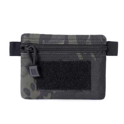 Outdoor Camping EDC Wallet Molle Waterproof Portable Travel Pouch Zipper Waist Pouch for Climbing Hiking Hunting EDC Pouch