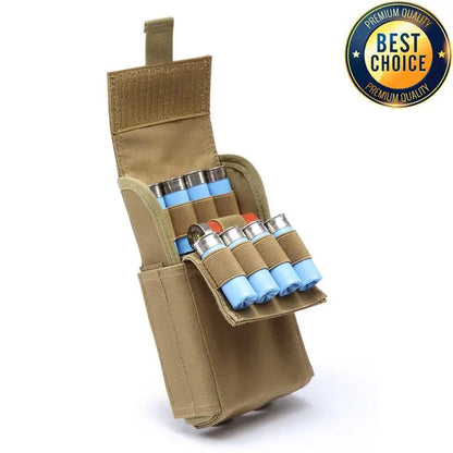 Tactical 25 Round 12 Gauge Magazine Pouch Ammo Shell Pouch Waist Airsoft Gun Bullet Holder Rifle Cartridge Hunting Accessories