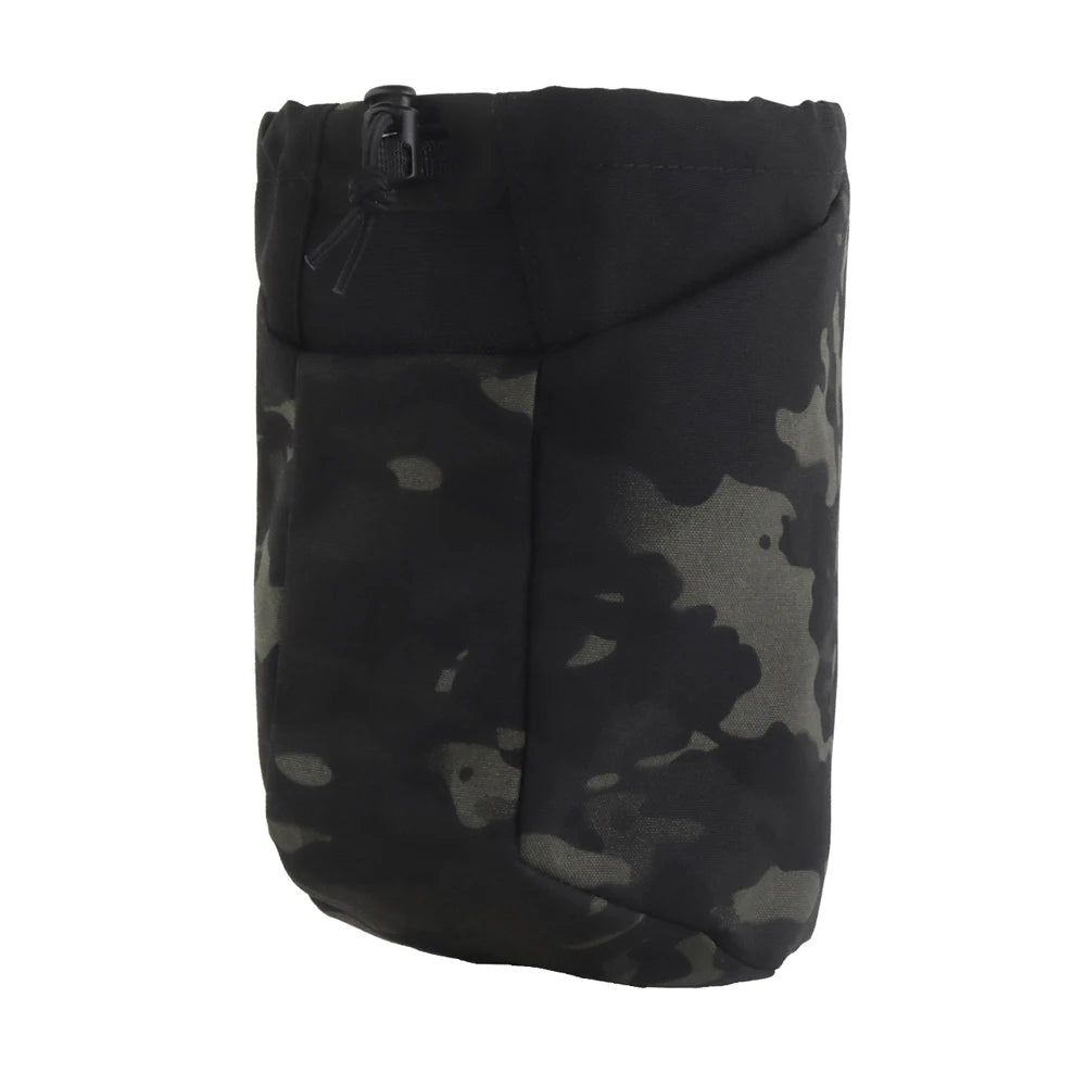 Tactical Foldable Recycling Pouch K Type Multi-Purpose Dump Bag Outdoor Hunting Hiking Airsoft Molle Quick Release Dump Pouch