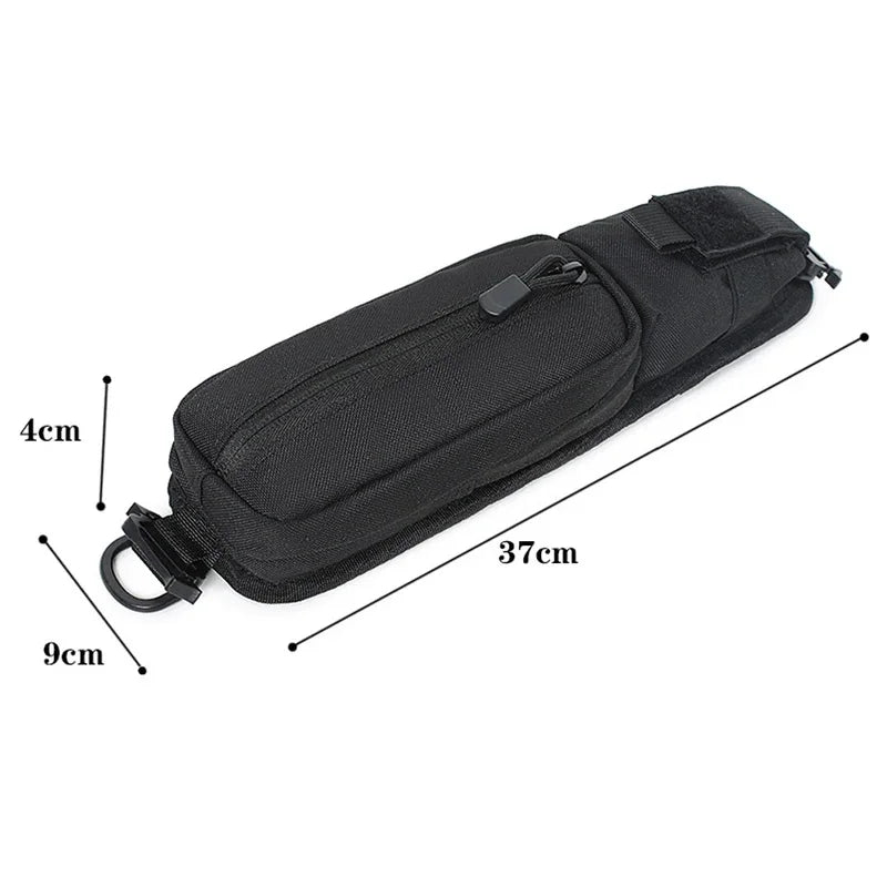 Backpack Shoulder Strap Pouch MOLLE EDC Organizer Bag for Flashlight Keys Small Tools Hiking Camping Travel