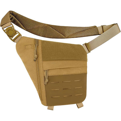 New Outdoor Crossbody Sling Bag Anti Thief Conceal Carry Handgun Bag Underarm Pocket Men Hidden Molle Combat Chest Shoulder Bags