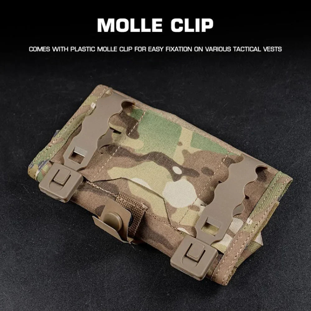 Tactical Molle Pouch Quick Release Navigation Pouch GPS Phone Holder for Outdoor Vest Gear System Essentials package