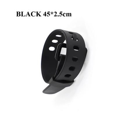 Travel Tied Belt Durable Rubber Cargo Tie Down Luggage Lash Belt Strap Camping Hiking Cargo Storage Belt Buckle
