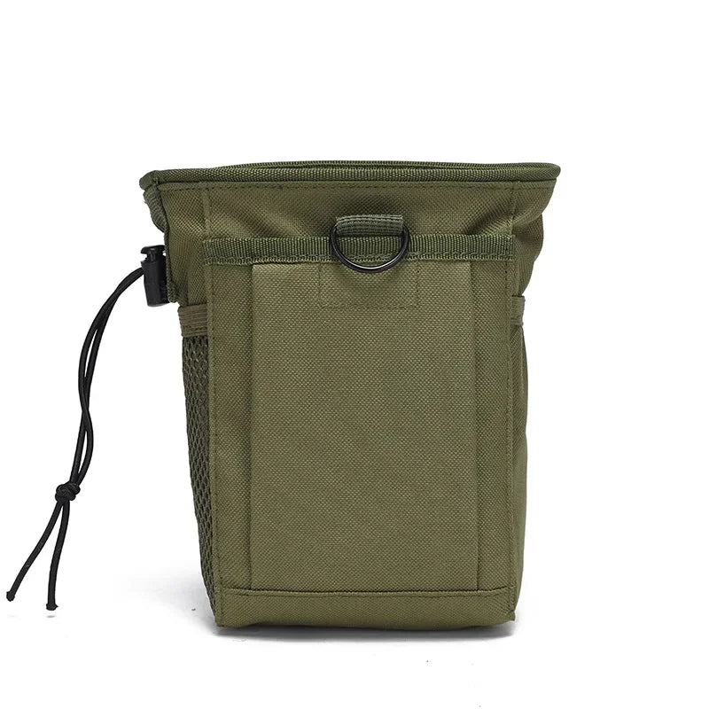 1Pcs 19x12x6cm Waterproof Nylon Camouflage Outdoor Molle Waist Pack Recycle Dump Drop Pouch for Hiking Hunting EDC Accessories