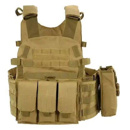 2 Nylon Tactical Vest Body Armor Hunting Carrier Airsoft Accessories Men Combat  Camo Military Army Vest Outdoor CS Hunting