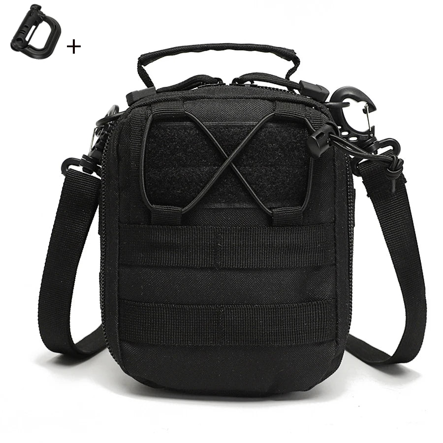 Outdoor cycling lightweight single shoulder crossbody bag, wear-resistant riding equipment, portable small shoulder bag, easy to