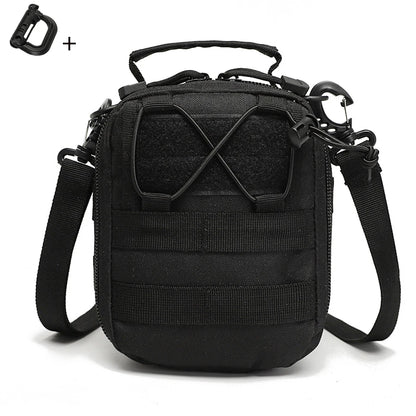 Outdoor cycling lightweight single shoulder crossbody bag, wear-resistant riding equipment, portable small shoulder bag, easy to