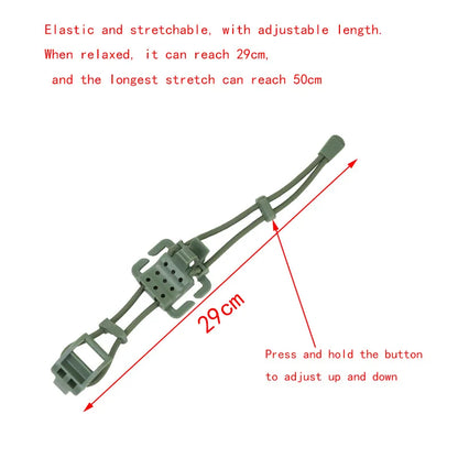 Tactical Flashlight Clip Molle Hiking Accessories Multifunction Hanging Buckle Shovel Clamp Axe Clamp Bracket Military Backpack